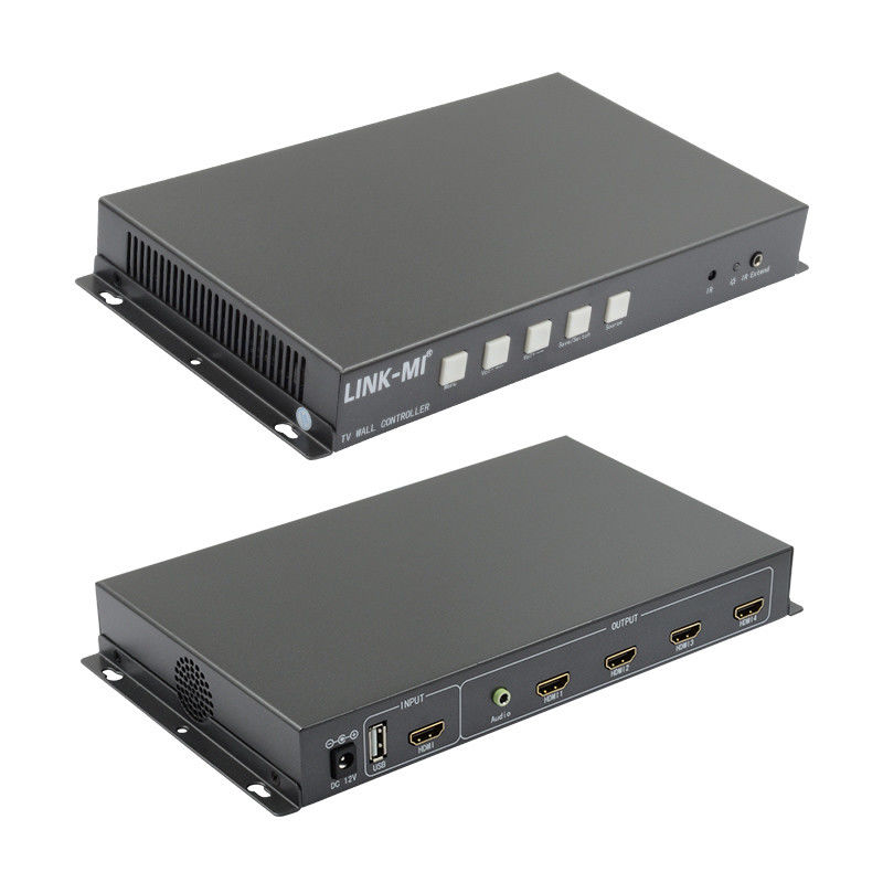 2X2 sterownik ściany wideo obsługa HDMI USB wejście sygnału 1080P dla reklamy