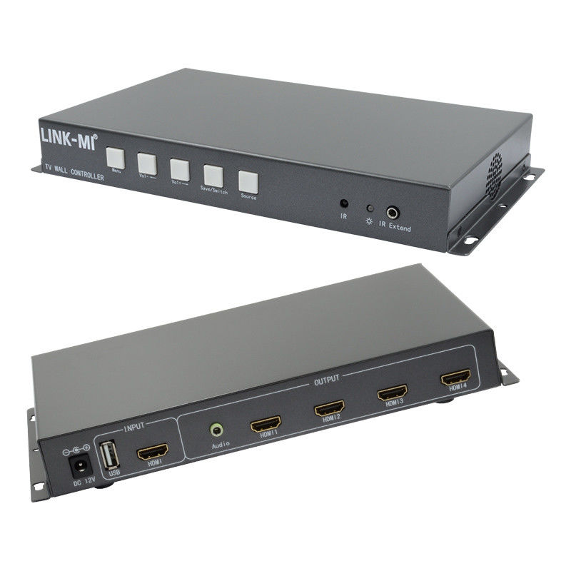 2X2 sterownik ściany wideo obsługa HDMI USB wejście sygnału 1080P dla reklamy