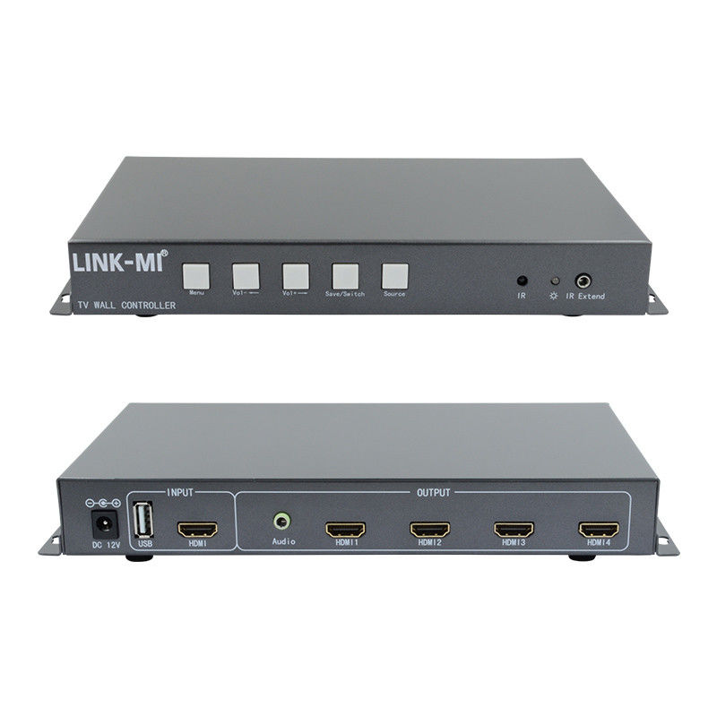 2X2 sterownik ściany wideo obsługa HDMI USB wejście sygnału 1080P dla reklamy