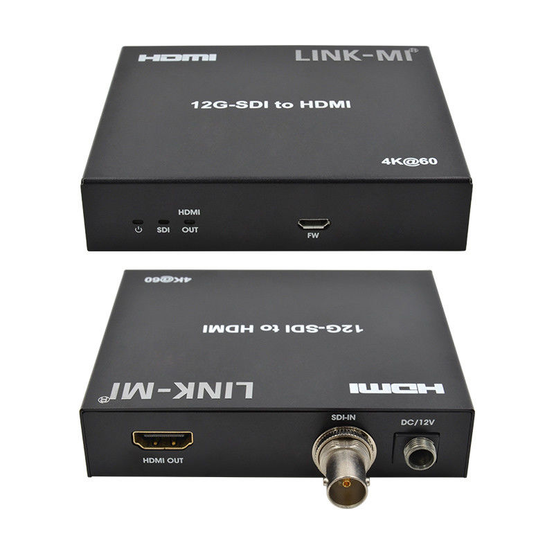 12G 6G 3G SDI do konwertera wideo HDMI Wsparcie YUV4:22 Max 120 m