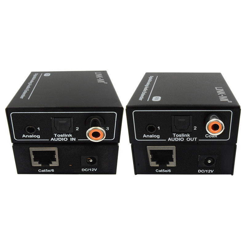 500m HDMI Audio Extractor Digital Analog Audio Extender przez kabel Cat5e przez kabel Cat5e/6