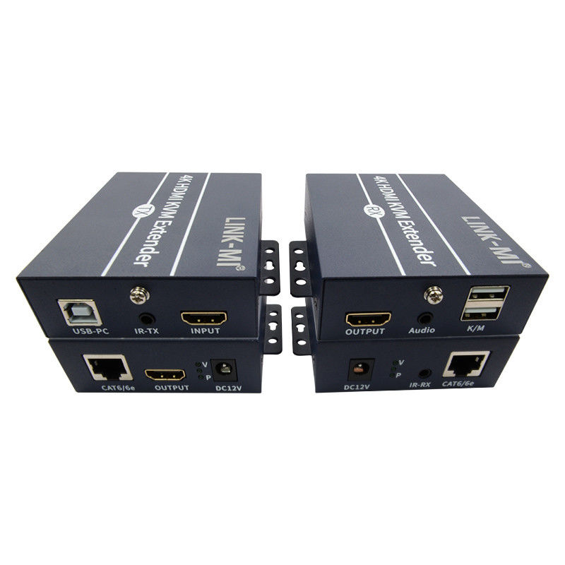 120m 4K KVM Extender HDMI Over Cat 6 / Cat6e Kabel do myszy klawiatury
