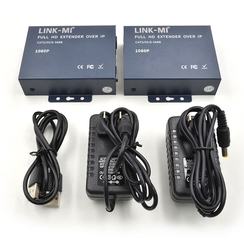200M 1080p HDMI KVM Extenderhdmi Hdmi przez TCP/IP z pętlą wyjściową punkt do wielu punktów