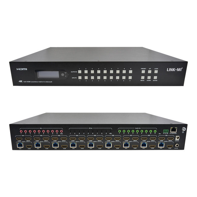 9x9 70M HDMI Procesor ścienny HDMI Splitter 3x3 4K HDMI Matrix Extender