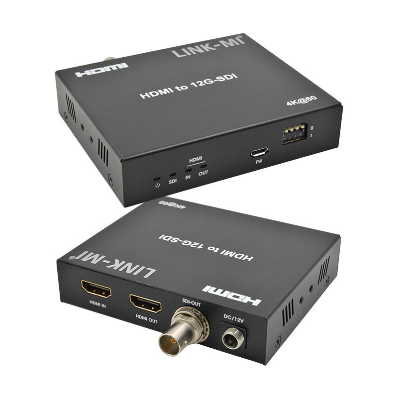 Konwerter 4K HDMI do SDI z wsparciem Loop Out 12G 4K@60Hz EDID Max 120m