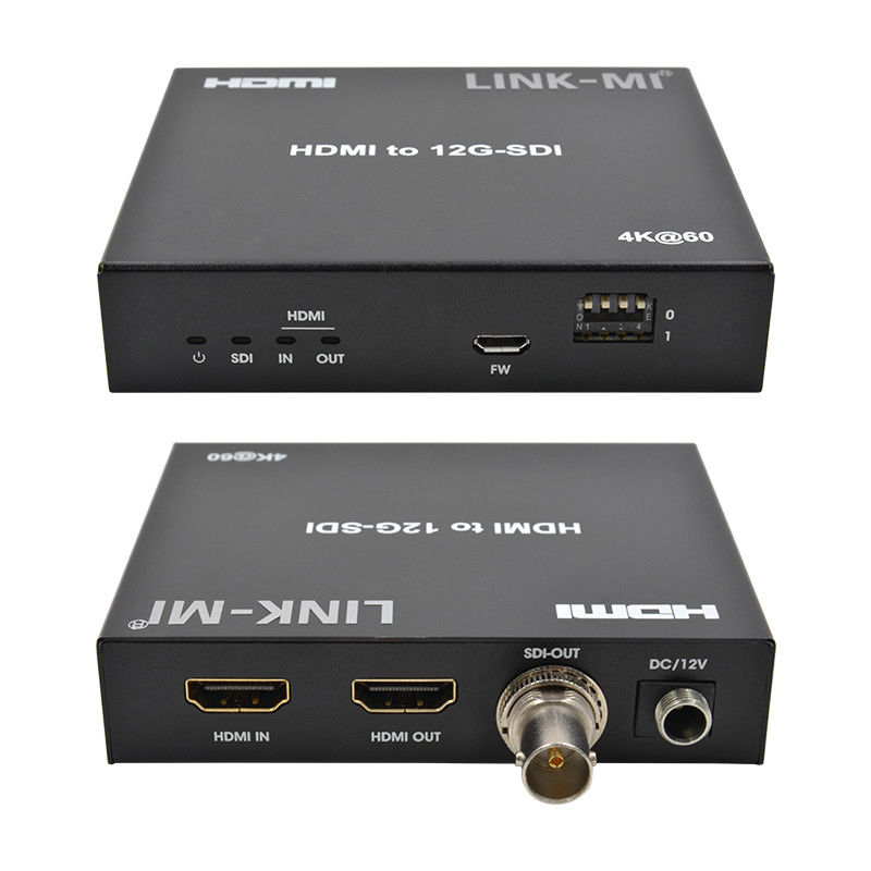 Konwerter 4K HDMI do SDI z wsparciem Loop Out 12G 4K@60Hz EDID Max 120m