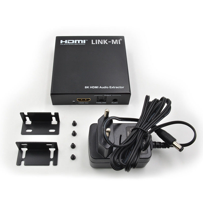 Ekstraktor dźwięku HDMI 2.1 Audio Splitter 4k Wsparcie 8K 60Hz YUV4:2:0 KCZ