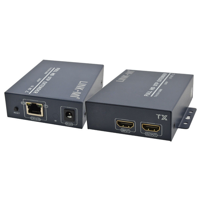 Kabel rozszerzacz wideo 1080P 120M HDMI over Cat5E Cat6 z funkcją IR UTP Extender