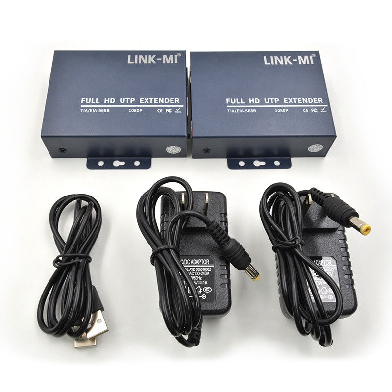 1080P 120M HDMI Extender KVM UTP Extender 148.5MHz przez kabel Cat5E/6 IR opcjonalny