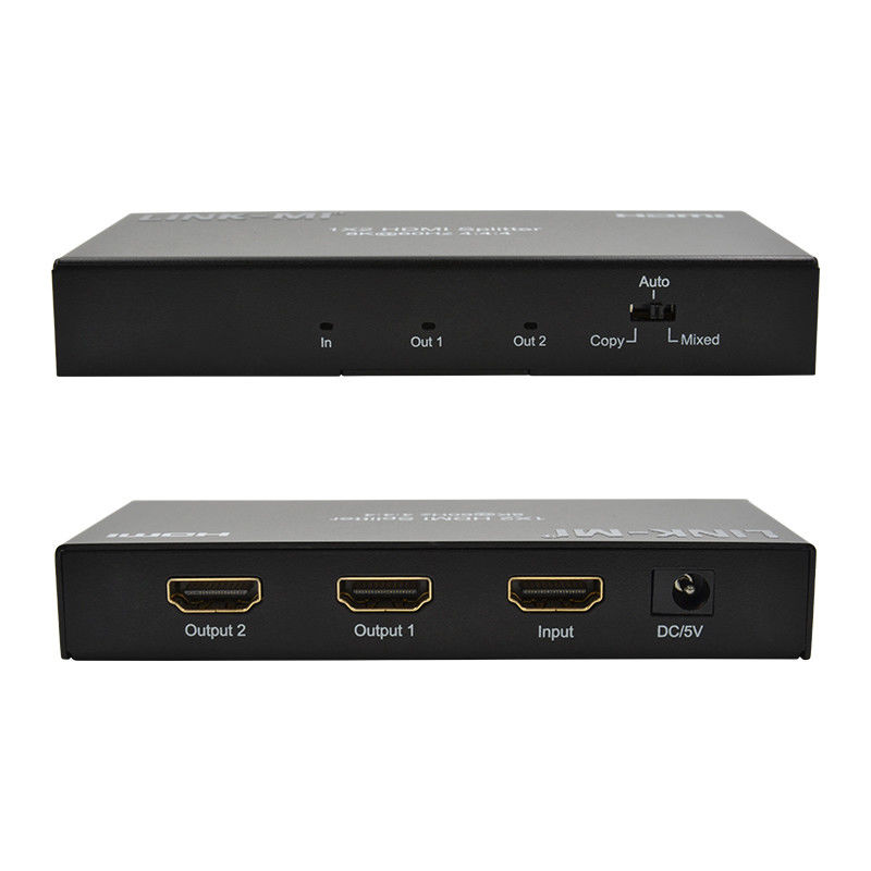 48 Gbps HDMI Splitter 8k 1x2 HDMI Extender Support Downscaler HDR10 EDID HDCP2.2