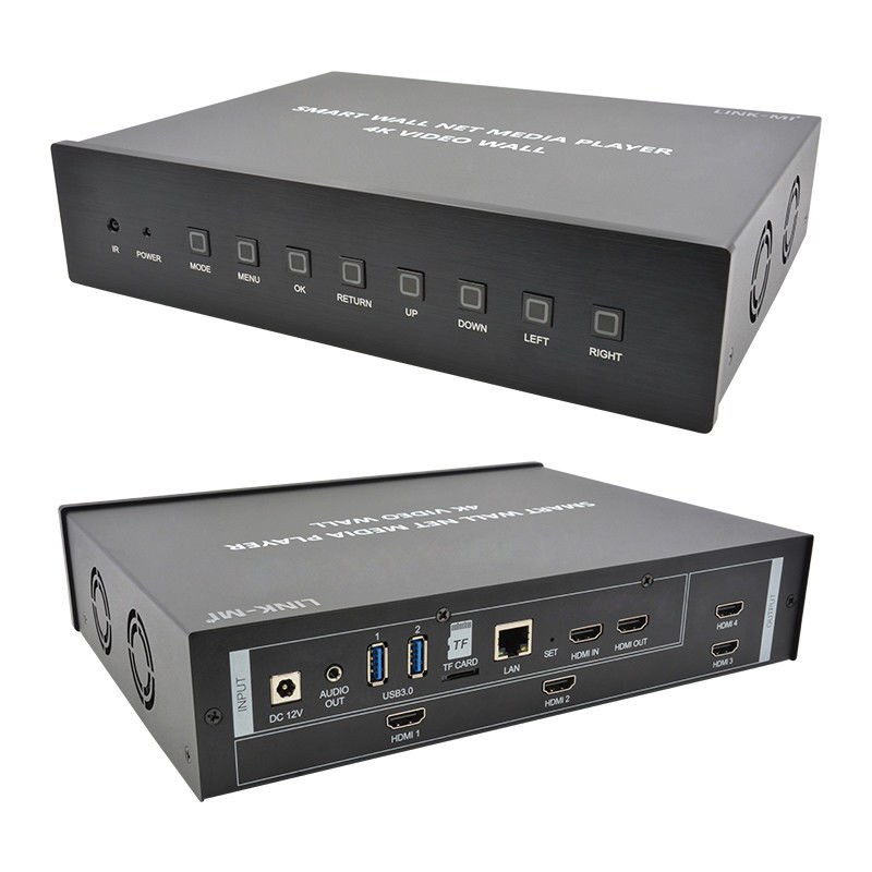 HDMI 2X2 4K Video Wall Controller Media Player Procesor TV Wall dla 4 telewizorów