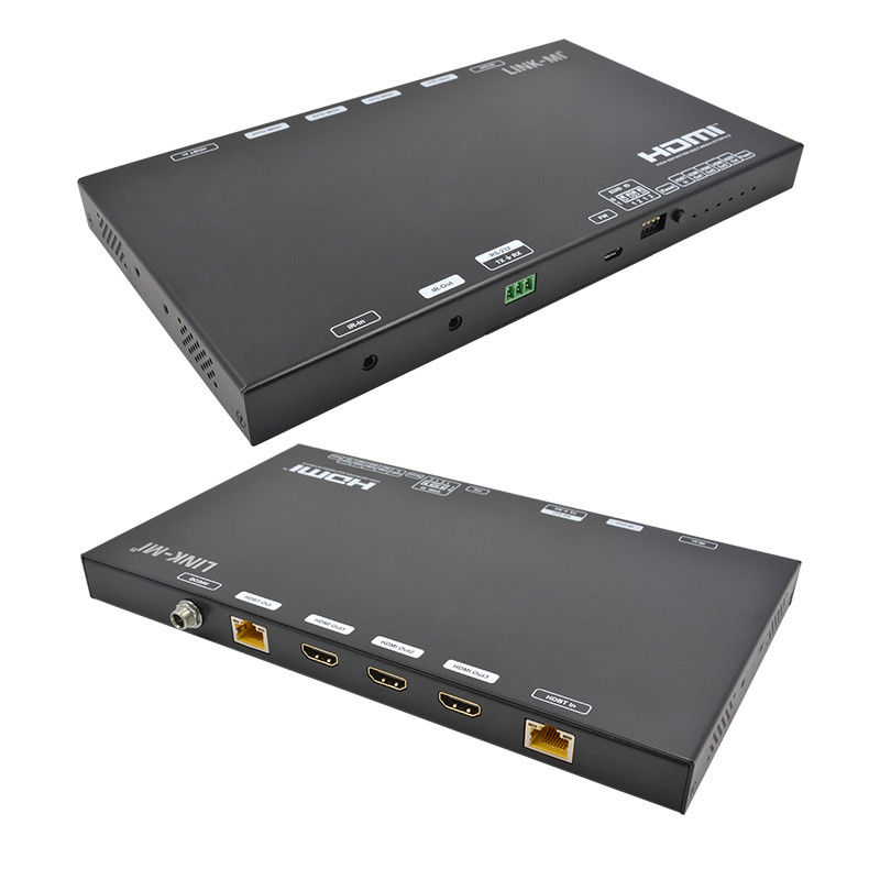 Rozszerzacz HDMI 70M AV Over IP Z HDMI Loop Out IR RS232 Do 4K60Hz Video Repeater