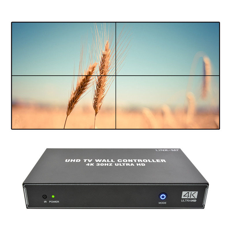 1X4 1X3 1X2 4K Video Wall Controller 30Hz 4 kanały HDMI TV Video Wall Processor 2x2