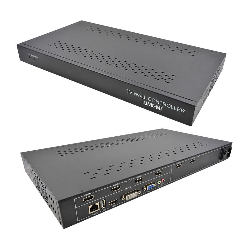 6 kanałów HDMI Video Wall Controller 2X3 LED Wall Controller dla 6 telewizorów splicingowych