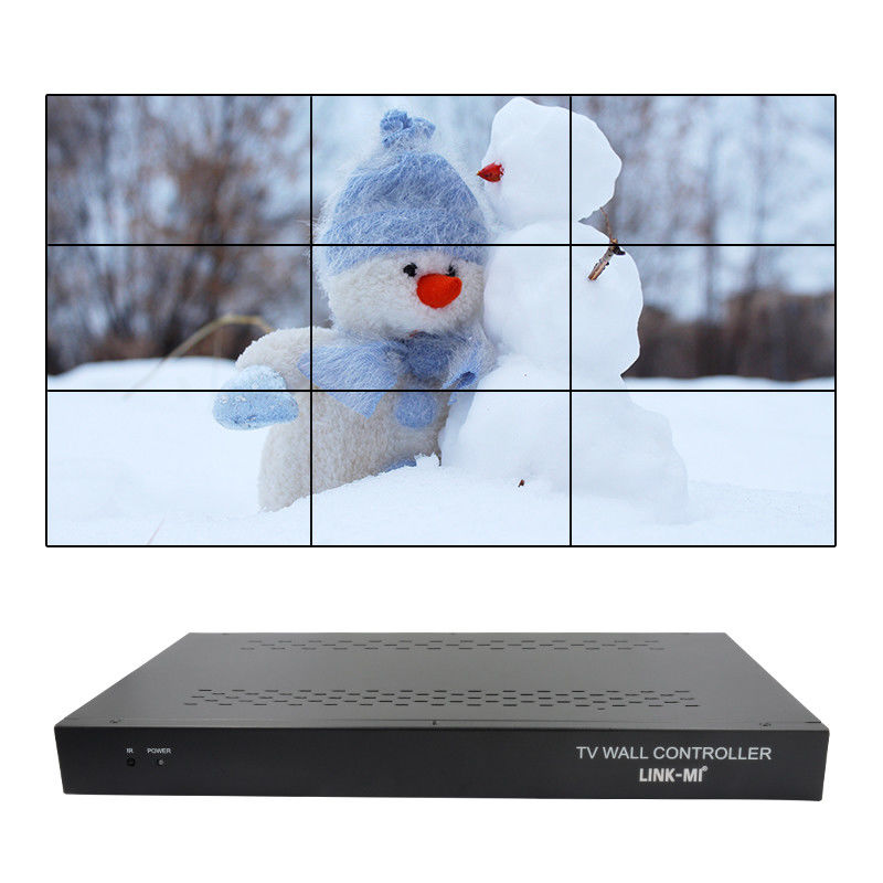 9 kanałów HDMI Video Wall Controller 3X3 Zoom Subtitles Multi Display Controller do reklamy