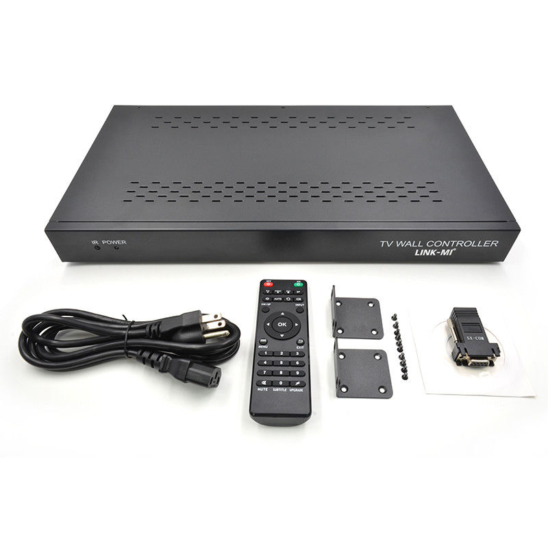 12 kanałów 3x3 2x2 TV Wall Controller 3x4 Video Wall Display Controller 3,5 mm