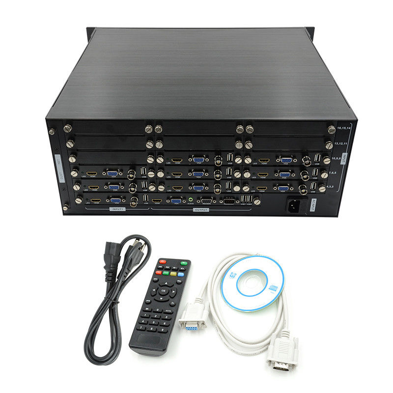 16 kanałów wideo HDMI Multi Viewer VGA BNC Signal Input 1080P 16X1 HDMI Switch