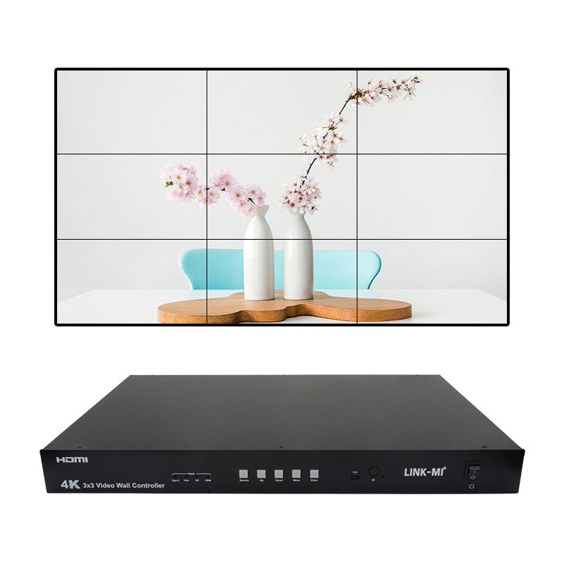 Ultra HD 4K Video Wall Controller HDMI DP 3x3 Video Wall Processor VGA USB Typ-C