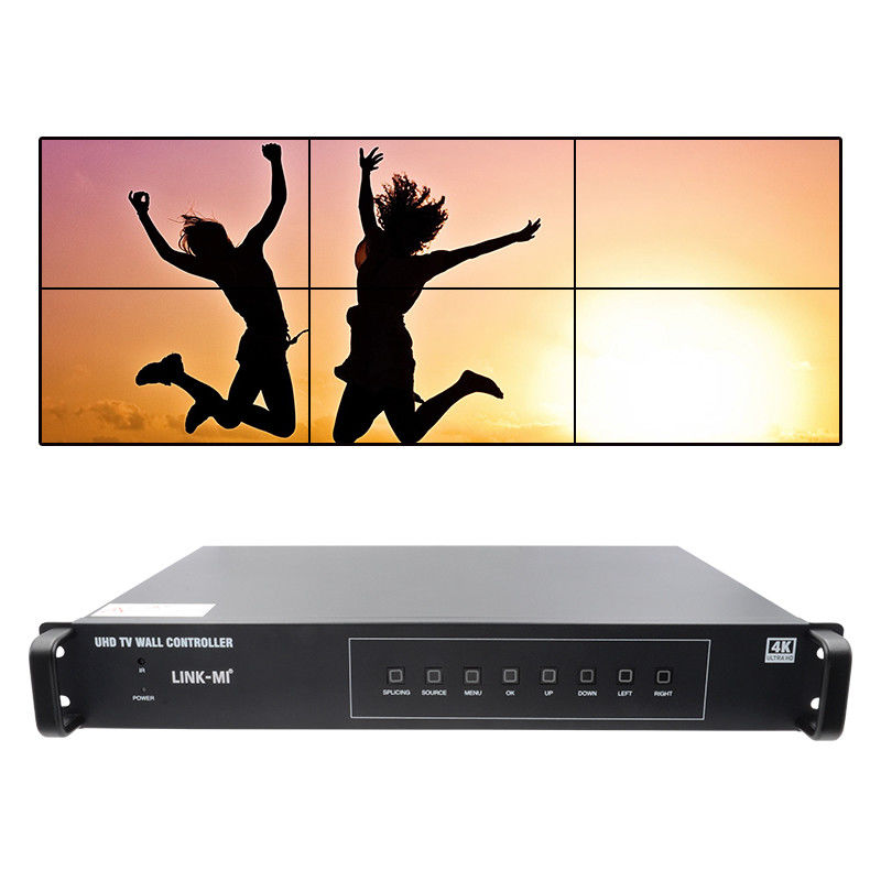 2X3 HDMI Video Wall Controller 4K 1x4 1X3 1X2 TV Wall Processor dla 6 ekranów