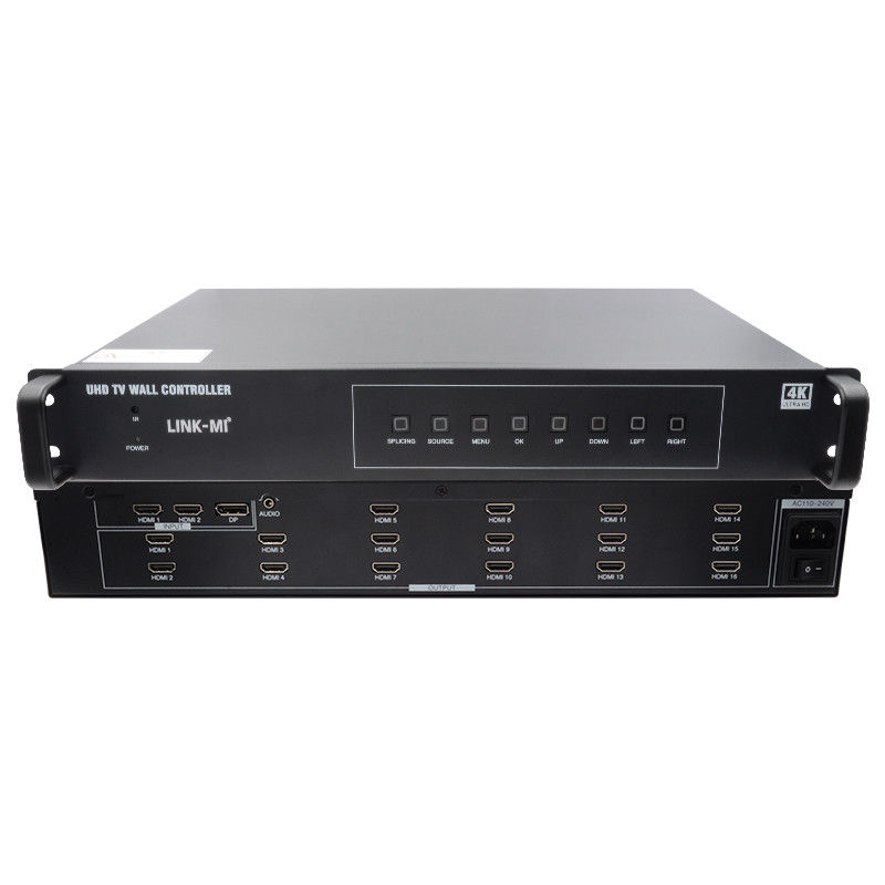 4K 4X4 HDMI Video Wall Controller 16 HDMI Wyjścia obrazu Rotacja Procesor ściany wideo