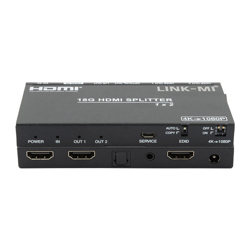 4K 2.0b 2 Port HDMI Splitter 4 HDCP 2.2COPY AUTO EDID Hdmi Audio Video Extract
