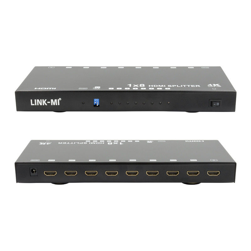 8 portów 4K HDMI Splitter Video Splitter 3d EDID 1 w 8 Out Duplicator dla 8 telewizorów