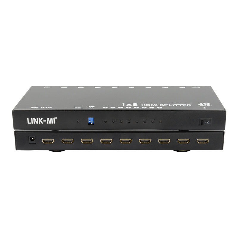 8 portów 4K HDMI Splitter Video Splitter 3d EDID 1 w 8 Out Duplicator dla 8 telewizorów