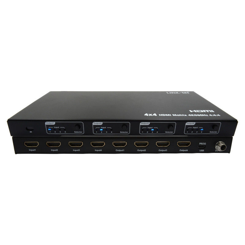 Rs232 4x4 HDMI Matrix Switch Wsparcie 4K 60Hz 18Gbps EDID 4 do 4 HDMI Video Switch