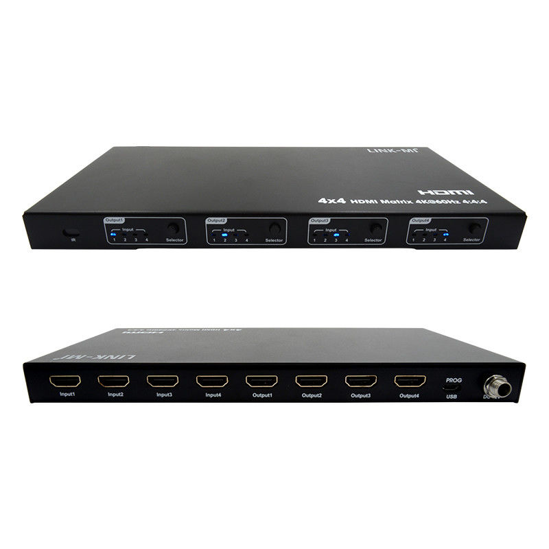 Rs232 4x4 HDMI Matrix Switch Wsparcie 4K 60Hz 18Gbps EDID 4 do 4 HDMI Video Switch