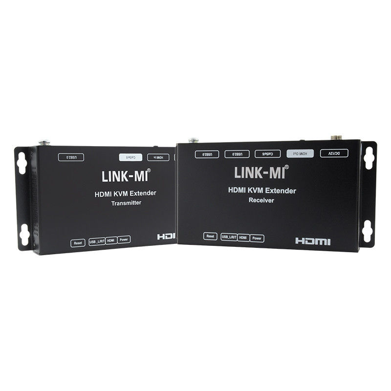 50M HDMI USB KVM Extender 50m 100m Wsparcie podwójny POC USB2.0