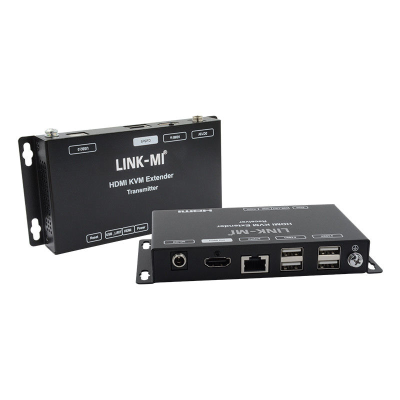 50M HDMI USB KVM Extender 50m 100m Wsparcie podwójny POC USB2.0