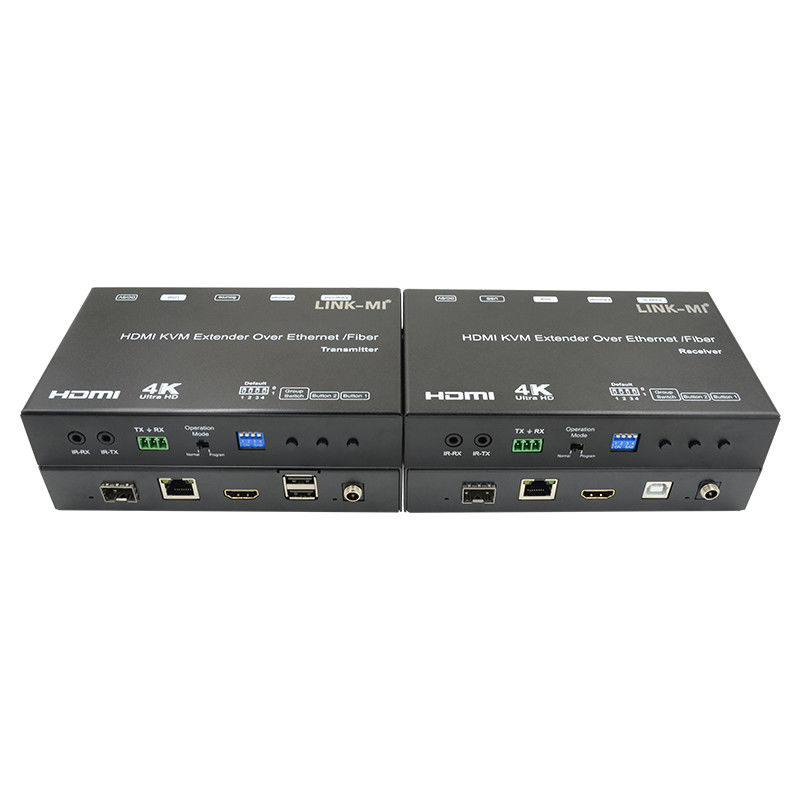4K AV Over IP Włókno HDMI KVM Extender Wsparcie Unicast Multicast Z USB RS232