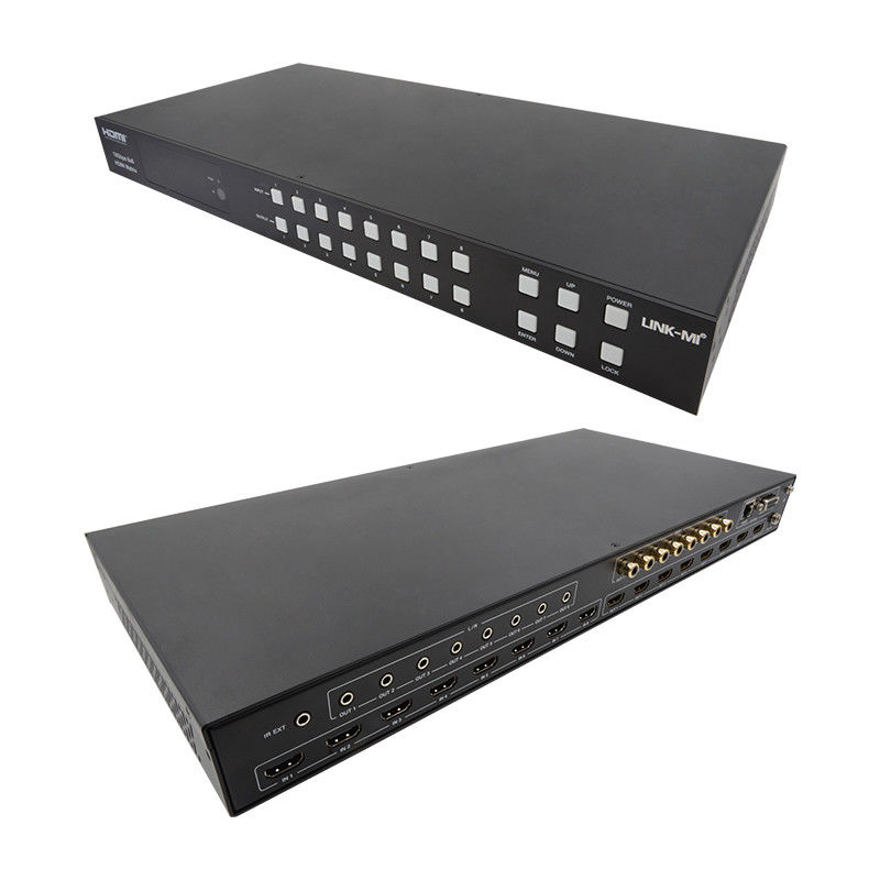 18Gbps 8x8 Matrix Switcher z funkcją ARC Wsparcie 4K2K 60Hz YUV 4:4:4