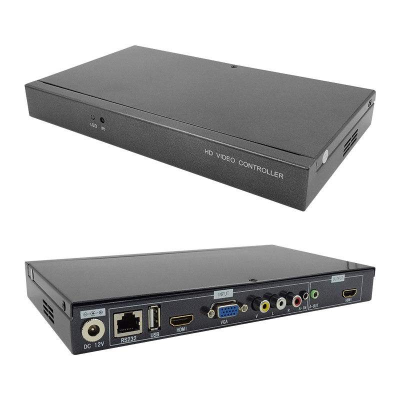 Superimposer HDMI Video Wall Controller Caption Adder 4 w 1 Out HD Video Processor
