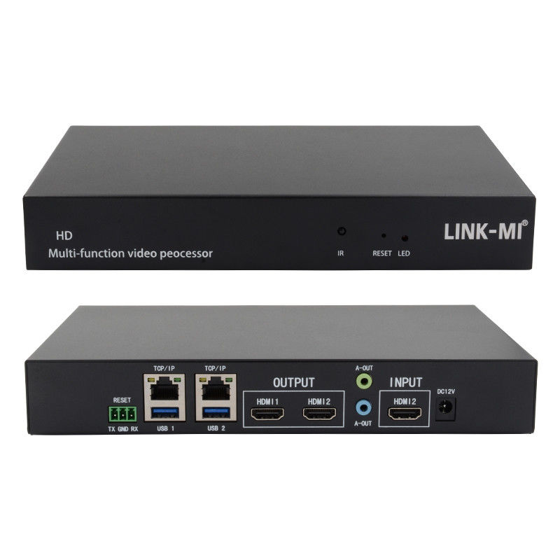Wielokrotne języki RS232 HDMI Video Wall Controller HD Caption Adder HDMI Video Processor