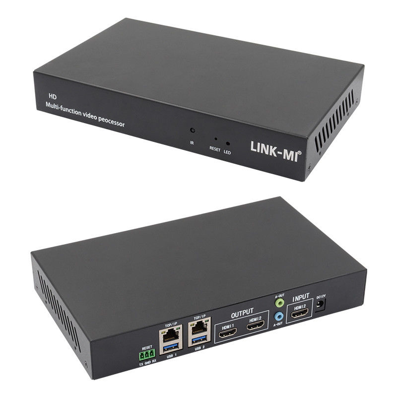 Wielokrotne języki RS232 HDMI Video Wall Controller HD Caption Adder HDMI Video Processor