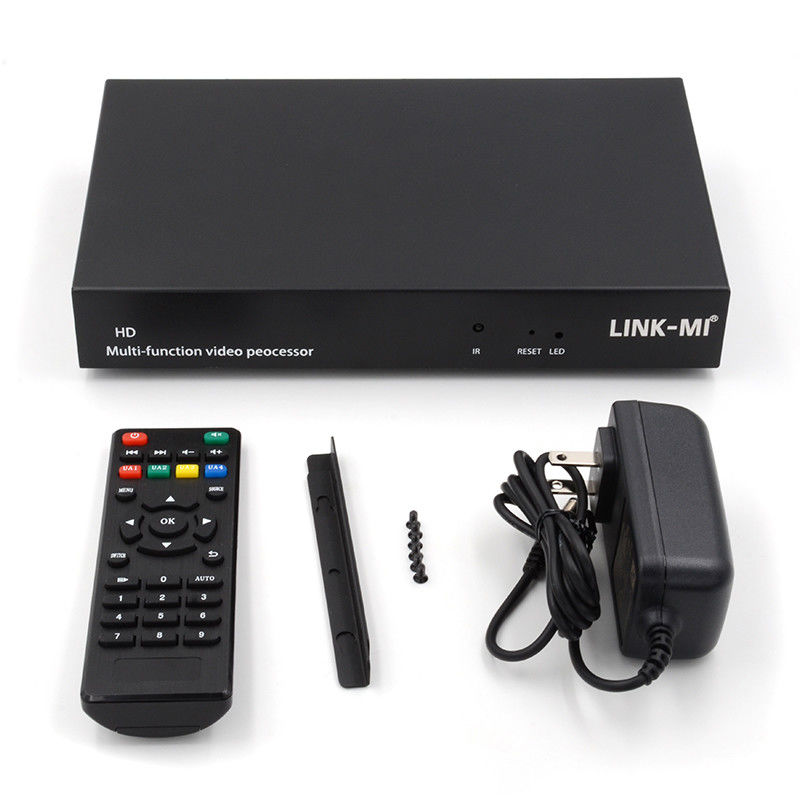 Wielokrotne języki RS232 HDMI Video Wall Controller HD Caption Adder HDMI Video Processor