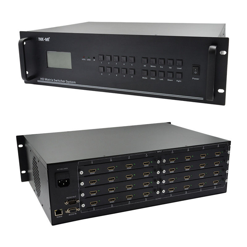 16 w 16 wyjście HDMI Matrix Switch 4K 16X16 Video Matrix Wsparcie sygnału VGA DVI SDI