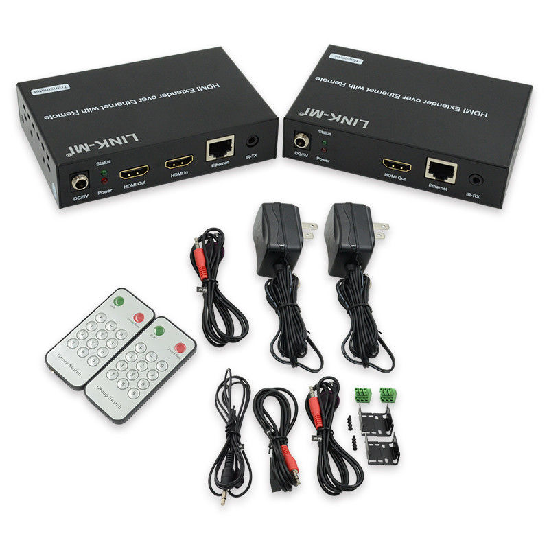 120M AV HDMI Over IP POE Extender Wsparcie POE RS232 Video HDMI Extender