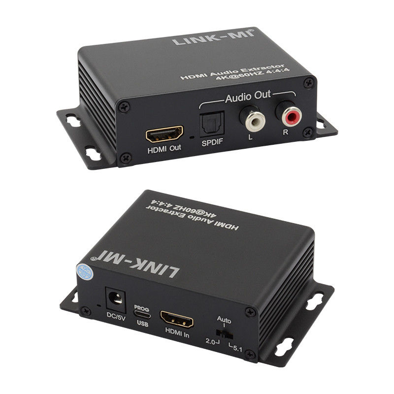 18Gbps 4K 1080P HDMI Audio Extractor Wsparcie EDID 3D dla odbiorników satelitarnych Apple TV