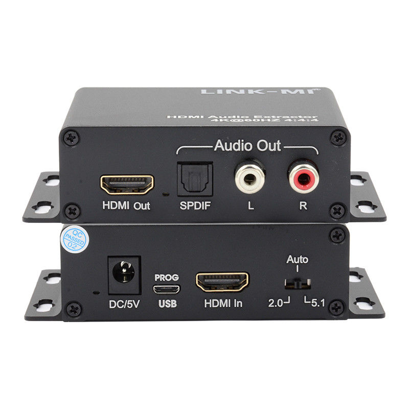 18Gbps 4K 1080P HDMI Audio Extractor Wsparcie EDID 3D dla odbiorników satelitarnych Apple TV