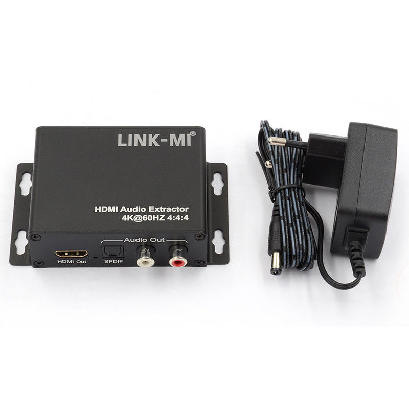 18Gbps 4K 1080P HDMI Audio Extractor Wsparcie EDID 3D dla odbiorników satelitarnych Apple TV