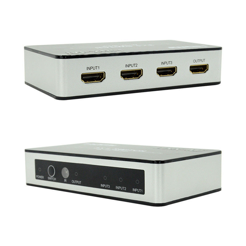 4K2K przełącznik HDMI 3x1 HDMI Splitter 5V 1A Wsparcie PIP 3D 3 do 1 przełącznika wideo