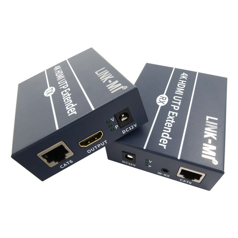 120m 4K HDMI Extender przez kabel Cat6 Cat6e z HDMI Loop Out IR Control