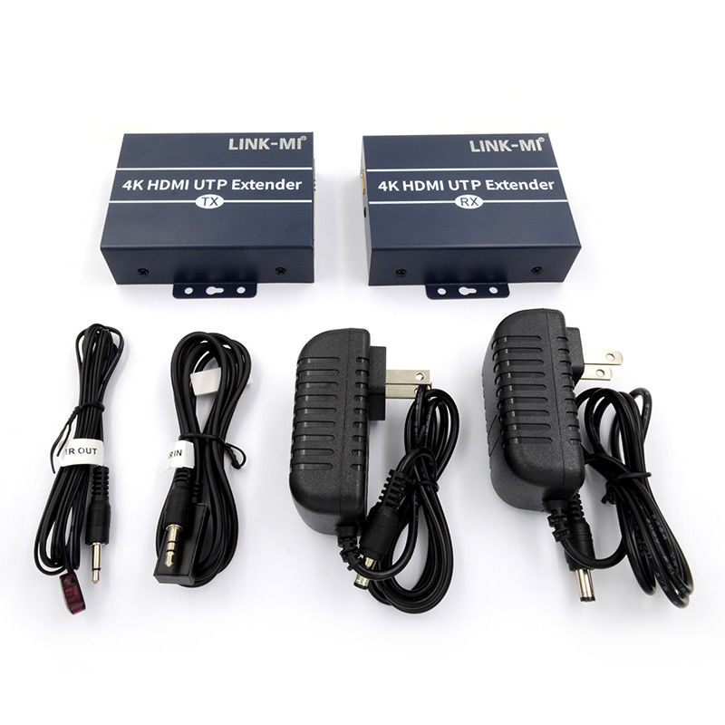 120m 4K HDMI Extender przez kabel Cat6 Cat6e z HDMI Loop Out IR Control