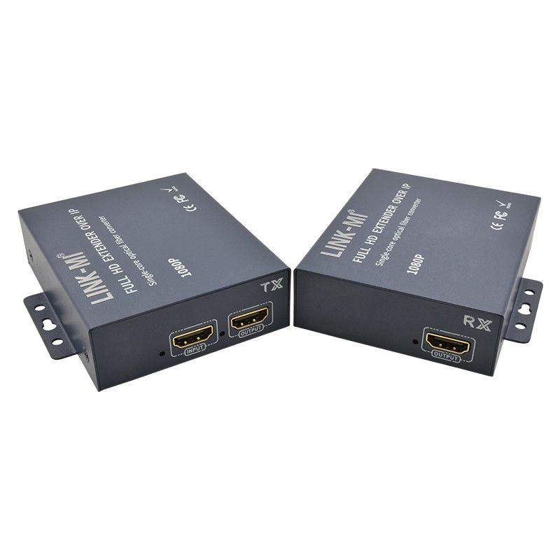 20 km HDMI Extender przez światłowód z pętlą dla modułu światłowodu SC/FC 1080P