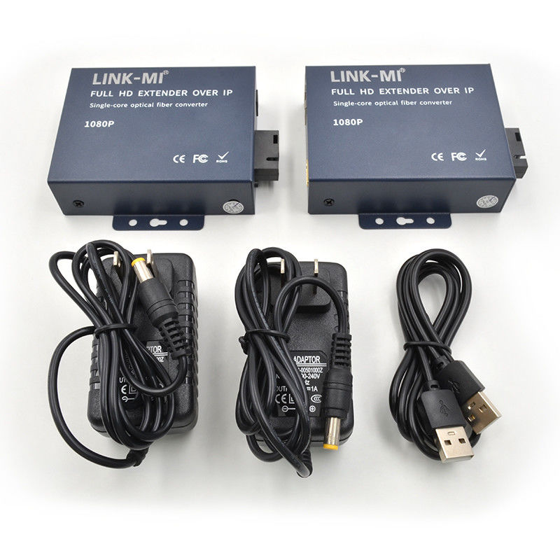20 km HDMI Extender przez światłowód z pętlą dla modułu światłowodu SC/FC 1080P