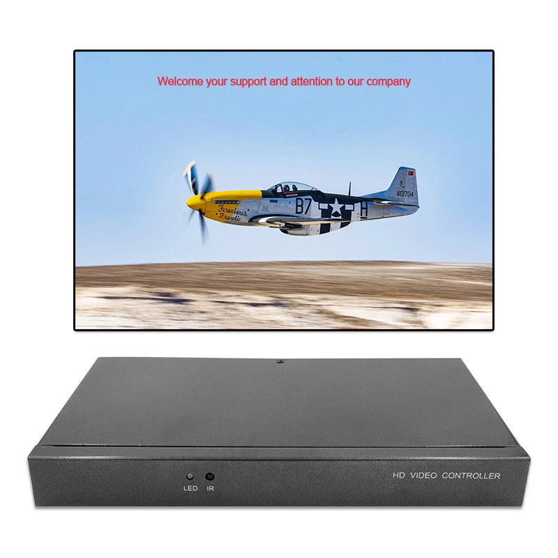 Superimposer HDMI Video Wall Controller Caption Adder 4 w 1 Out HD Video Processor