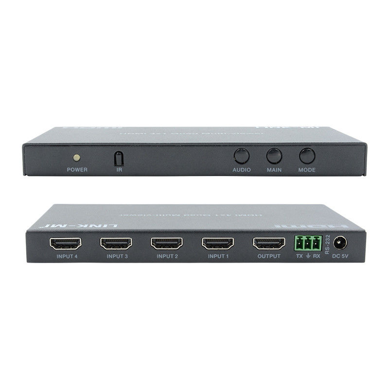 Wysokiej wydajności HDMI 4x1 Quad Multi Viewer HDMI 1.4b HDCP 1.4 And DVI Compliant