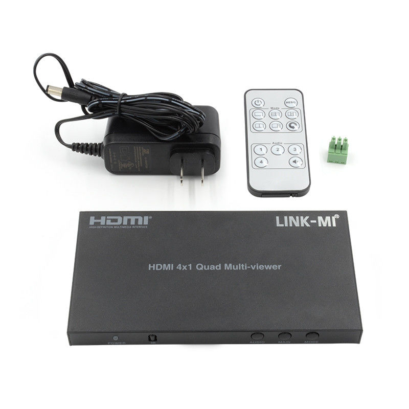 Wysokiej wydajności HDMI 4x1 Quad Multi Viewer HDMI 1.4b HDCP 1.4 And DVI Compliant